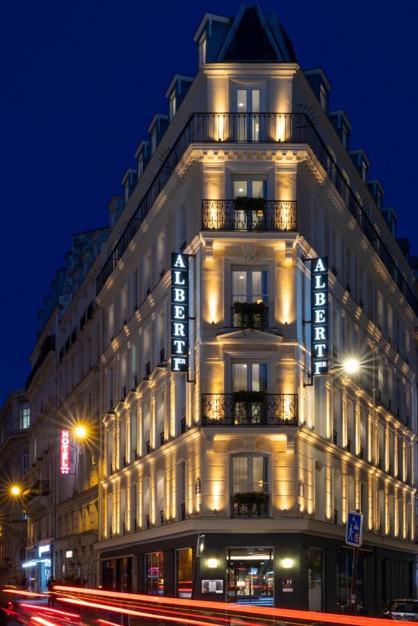 Hotel Albert 1Er Paris Lafayette Bagian luar foto